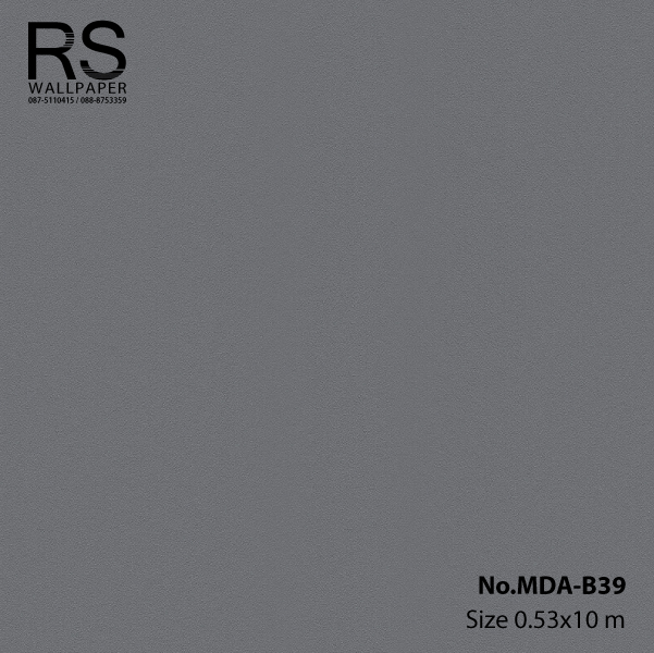 วอลเปเปอร์เทกเจอร์ปูนพื้นสีเทาเข้มอมสีน้ำเงิน MDA-B39