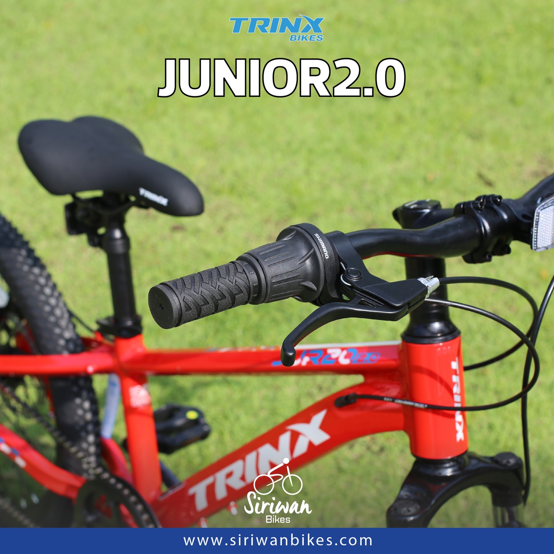 TRINX : JUNIOR 2.0 จักรยานเด็ก MTB อลูฯ 20" ดิสเบรค 7 Speeds