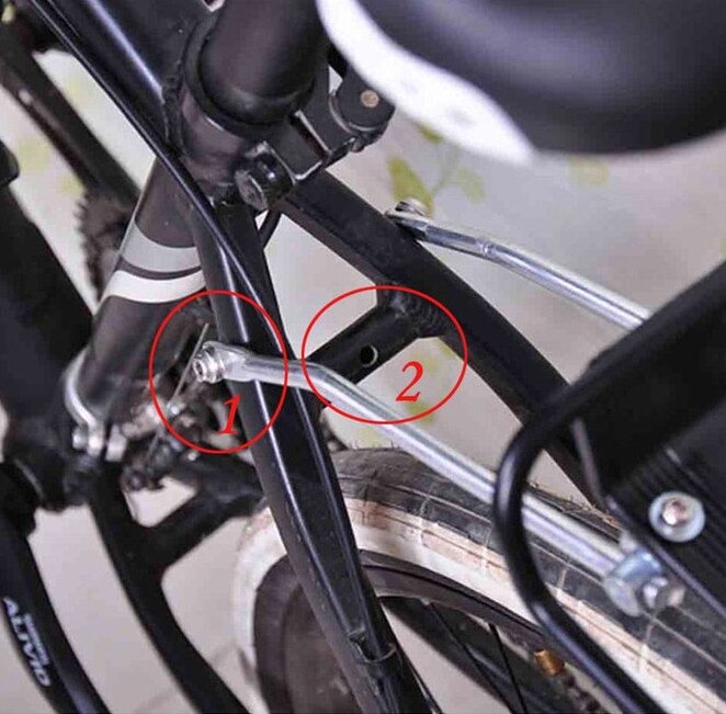 ตะแกรงหลังแบบธรรมดาไม่หลบดิส TB001 จักรยาน