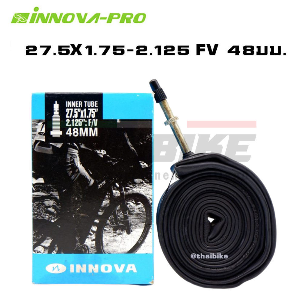 ยางในจักรยานรถพับ เสือภูเขา INNOVA ขนาด 27.5X1.5-1.75 27.5X1.75-2.125 26X1.5-1.75 20X1 3/8 F60(451)
