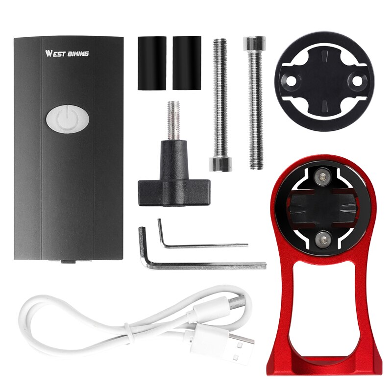 ไฟหน้าจักรยานพร้อมเมาส์ยึดสเต็ม มาครบชุดทั้งไฟและ mount ยึดสเต็ม THAIBIKE