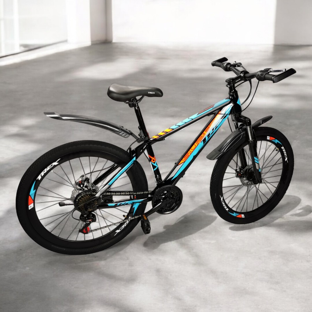 มาใหม่ จักรยานเสือภูเขา T-REX ล้อ 26 นิ้ว ขอบสูง แถมบังโคลน ของใหม่ รถคนโต รถผู้ใหญ่