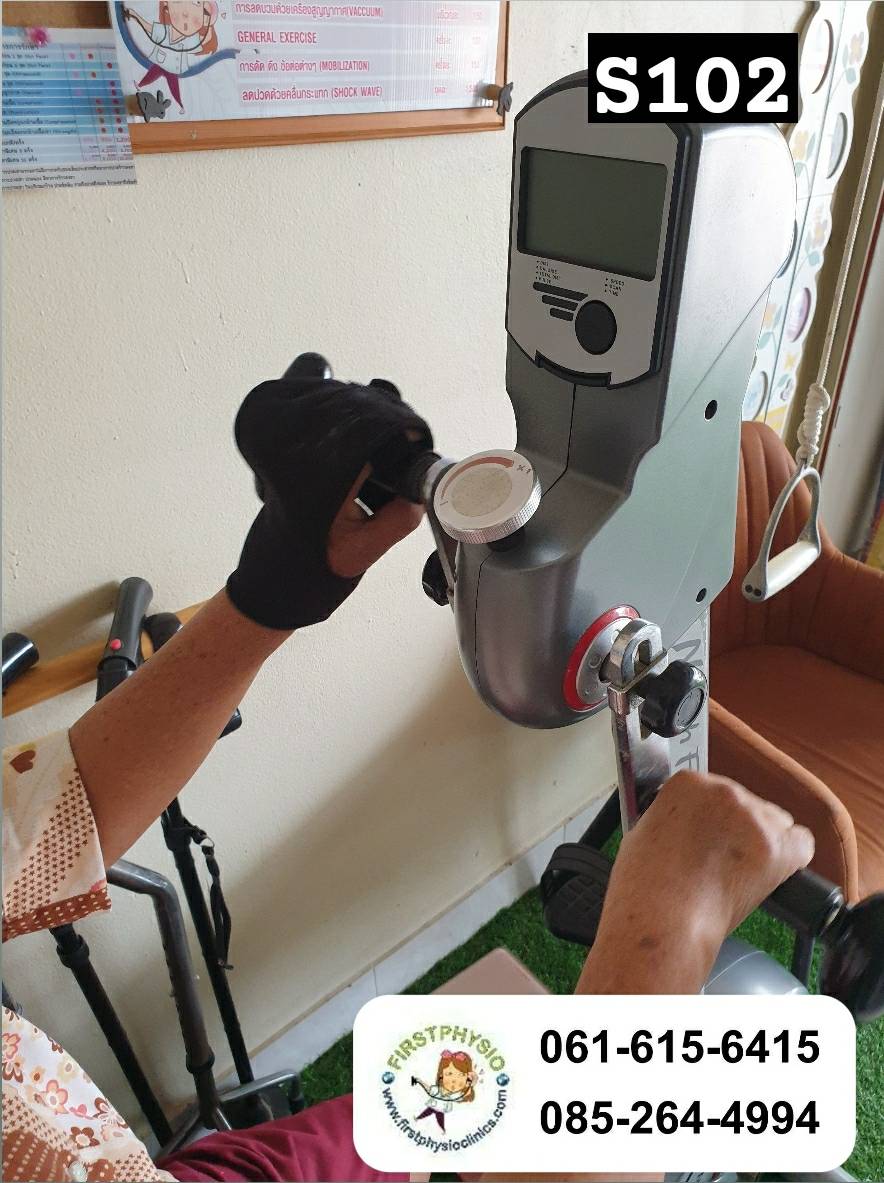 FIRSTPHYSIO/ถุงมือดึงรอก / glove pulley /ถุงมือปั่นจักรยานกายภาพ / S102