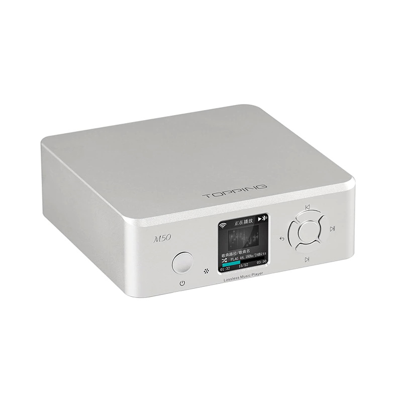 Topping M50 เครื่องเล่นเพลงเครือข่ายแบบตั้งโต๊ะ รองรับ DLNA, Airplay ประกันศูนย์ไทย