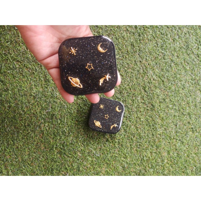 กล่องใส่รี ลายดวงดาว สี่เหลี่ยม galaxy พร้อมส่งจากไทย