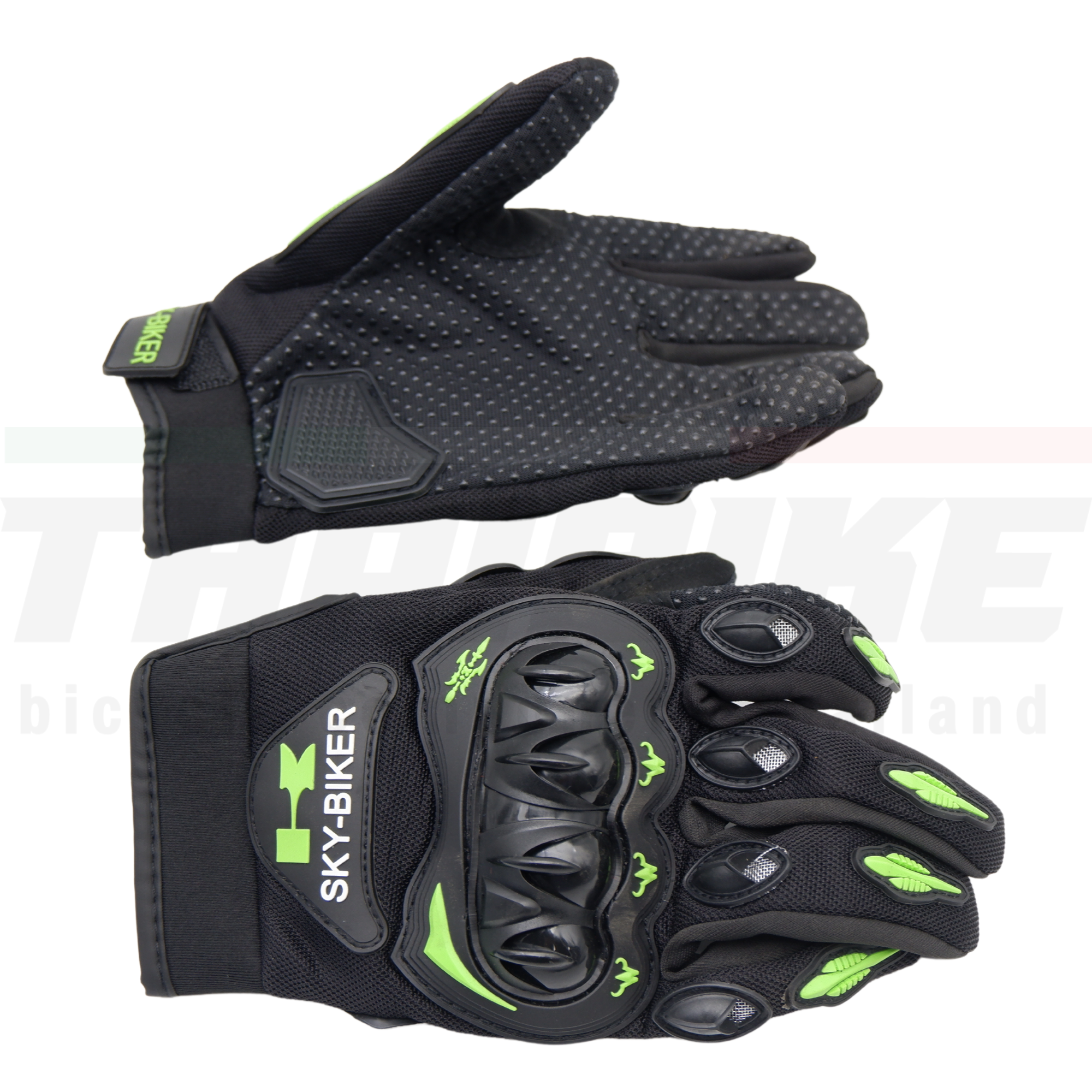 ถุงมือมอเตอร์ไซค์ จักรยาน K-SKY-BIKER พร้อมการ์ดกันกระแทก