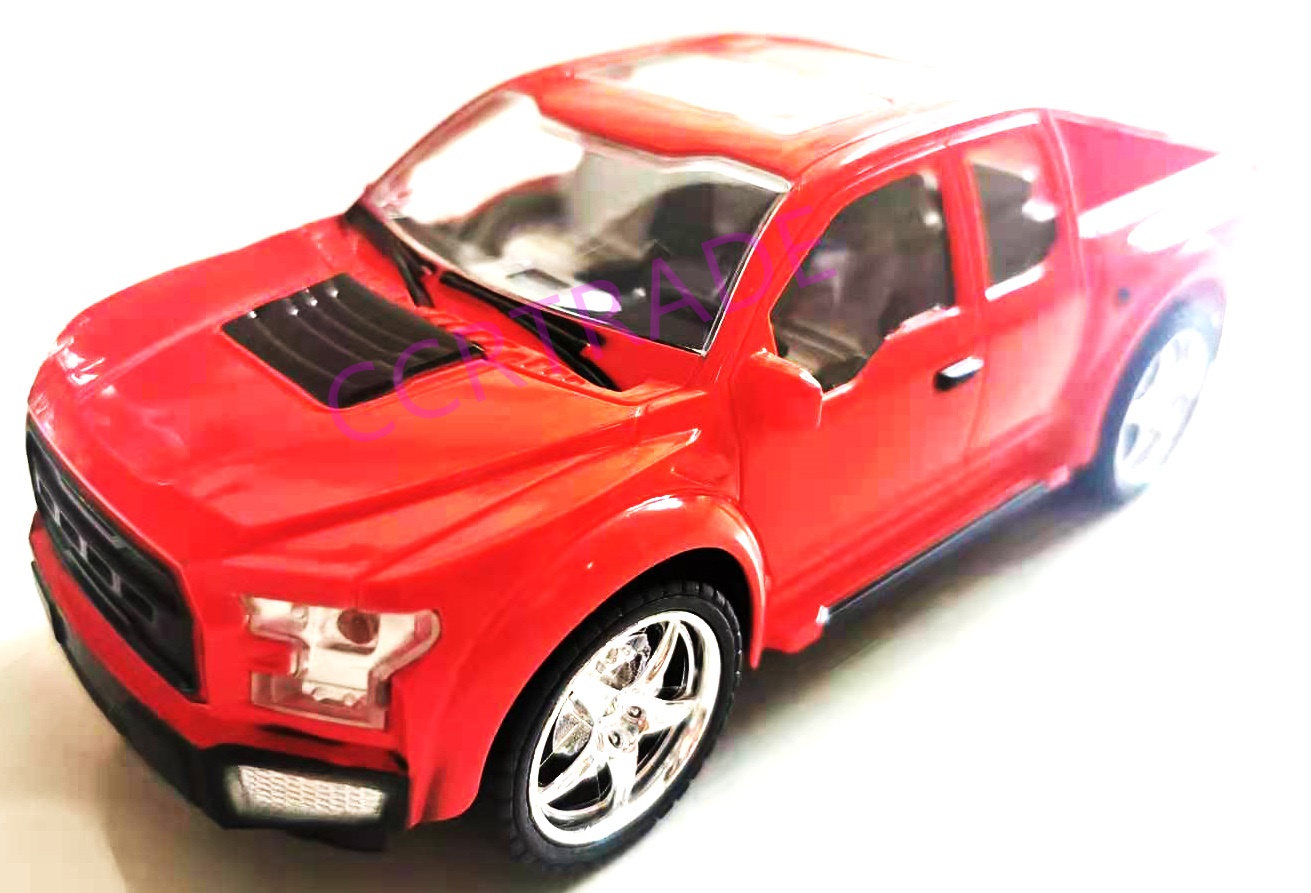 รถกะบะสีสดบังคับไร้สาย มีไฟหน้า+รีโมทกล่อง 12.5x27 ซม.(1x3)