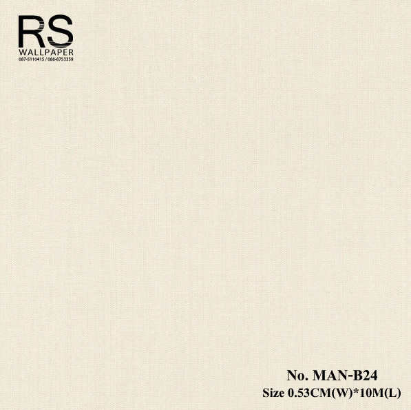 วอลเปเปอร์เทกเจอร์ผ้าพื้นสีขาว MAN-B24