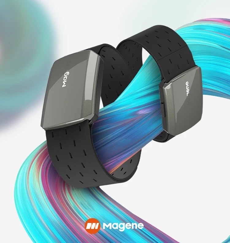 MAGENE H803 เซนเซอร์วัดหัวใจ แบบรัดแขน เชื่อมต่อผ่าน Bluetooth/ANT+