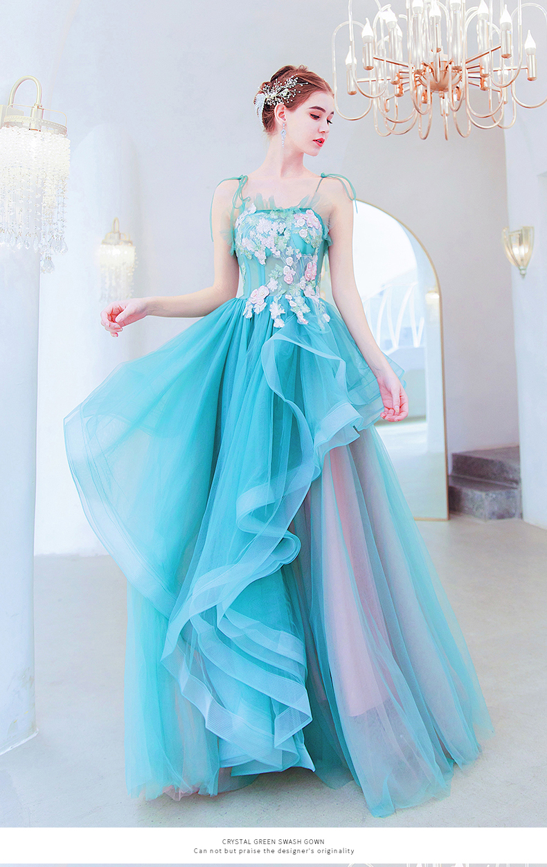 DL113 **พรีออเดอร์สีเขียวตุ่นตามรูปสุดท้ายค่ะ** ชุดออกงานสีเขียวตุ่น ชุดราตรี เดรสยาวออกงาน (Night party dresses) ชุดไปงานแต่งงานสวยๆ "ธีมสีเขียวตุ่น"