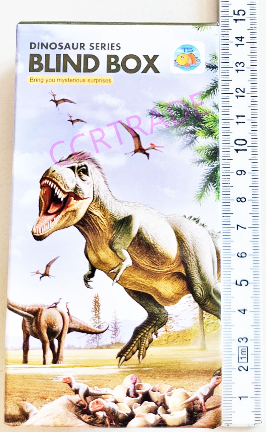 กล่องเซอร์ไพร์สไดโนเสาร์ 6x11.5 ซม.
