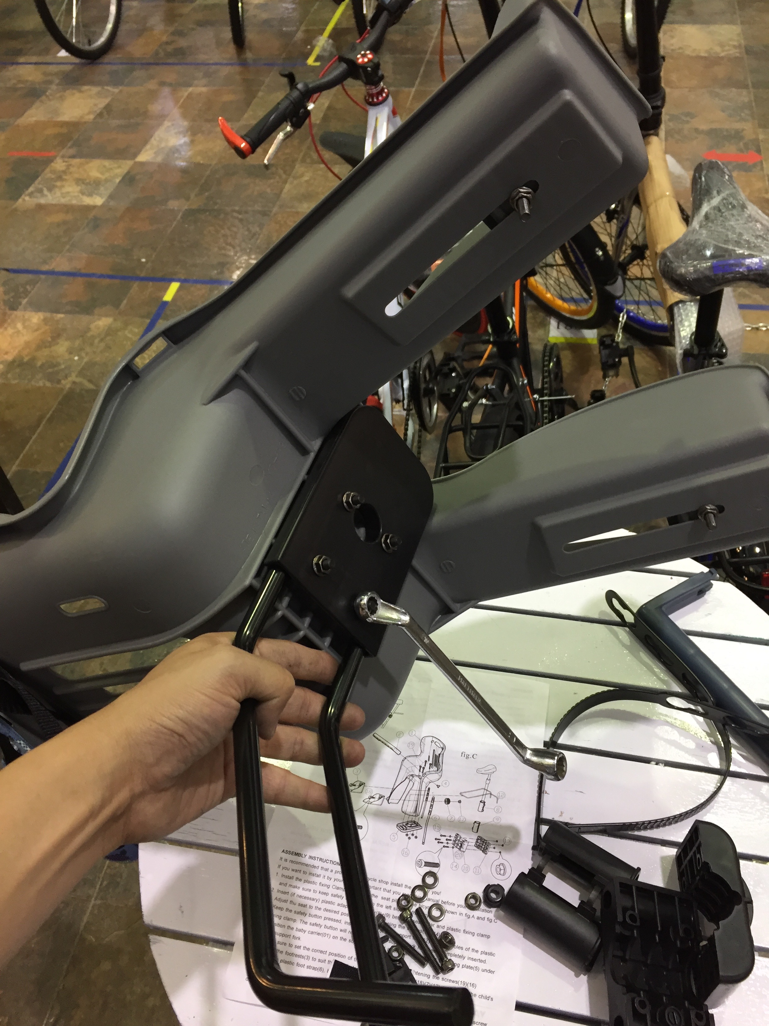 ที่นั่งเด็ก ติดจักรยาน ด้านหน้า