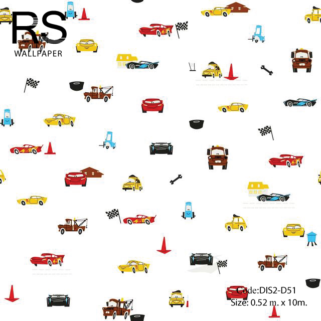 วอลเปเปอร์ลายการ์ตูนดิสนีย์ CAR DIS2-D51