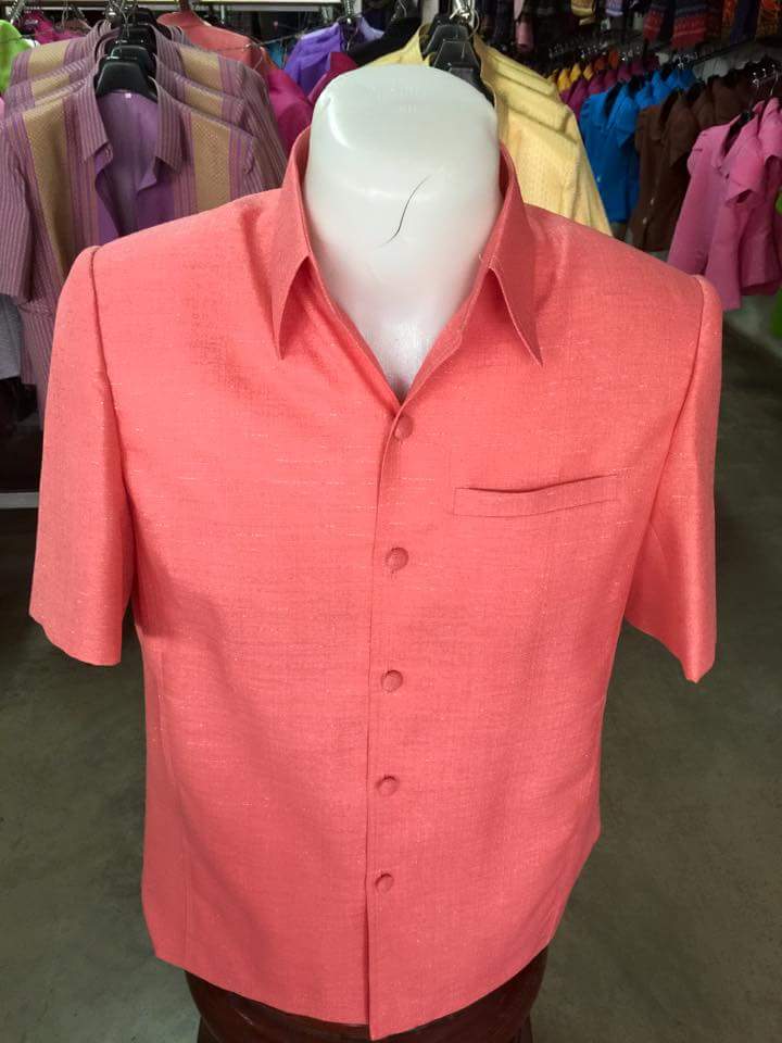 เสื้อสูทชายไหมอิตาลี เสื้อสูทชายไหมประดิษฐ์ สูทผ้าไทยชาย ซาฟารีผ้าไทยชาย สูทผ้าไหมสีโอรส,สูทผ้าไทยสีโอรส ซาฟารีชายสีโอรส