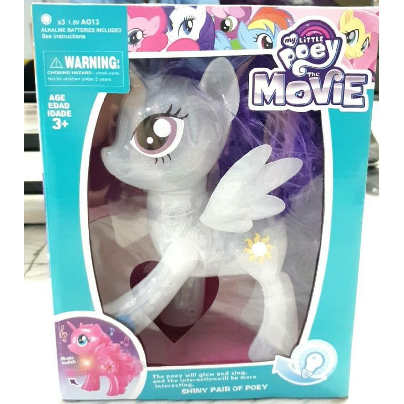 ตุ๊กตาโพนี่ ม้าโพนี่ มีเสียง มีไฟ น่ารักมาก พร้อมส่งจากไทย