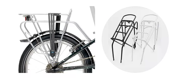 DAHON : Rear traveller rack ตะแกรหลังอลูมิเนียม ทรงสูง