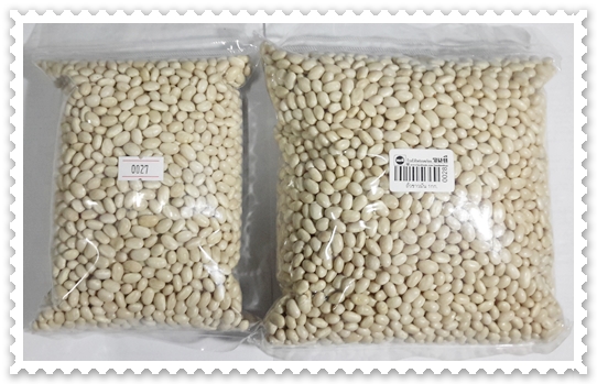 ถั่วขาวผิวมัน ขนาดบรรจุ 500 กรัม