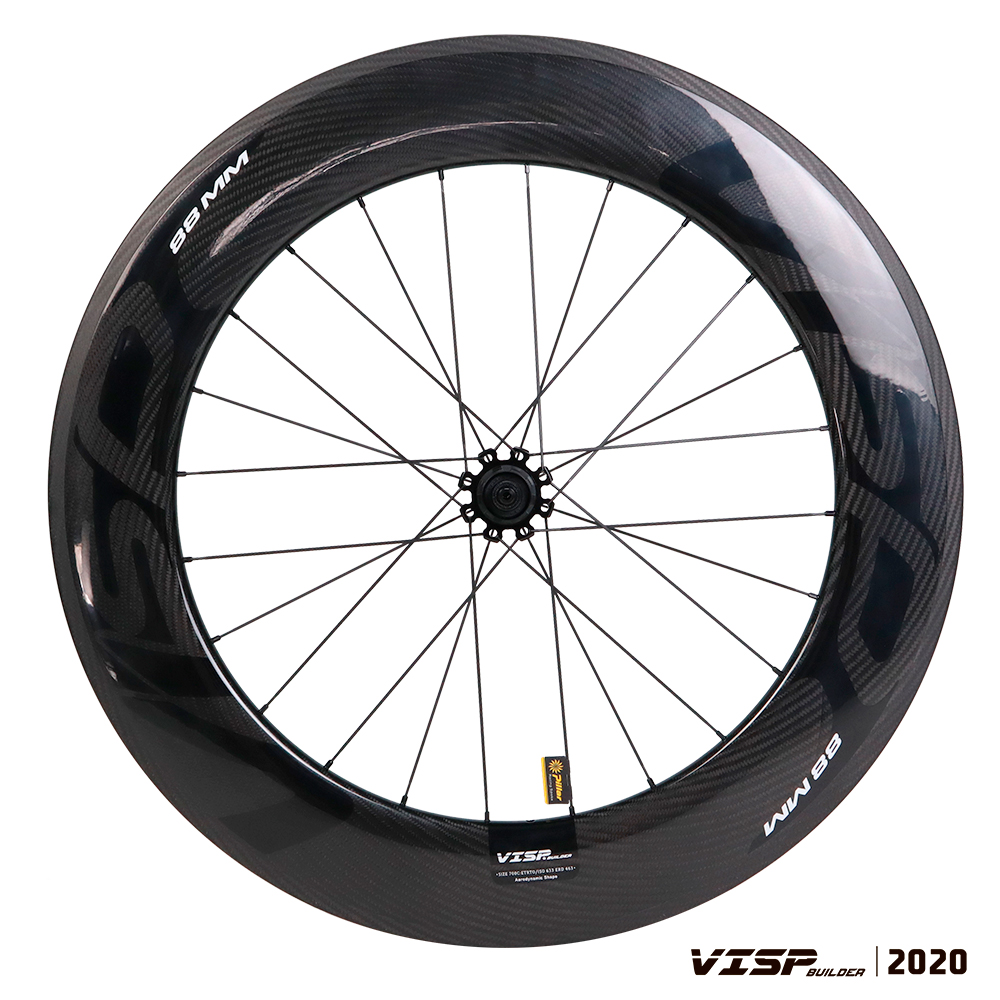 ล้อจักรยานเสือหมอบคาร์บอน VISP ECO SERIES 2020 Rim 60/88 MM