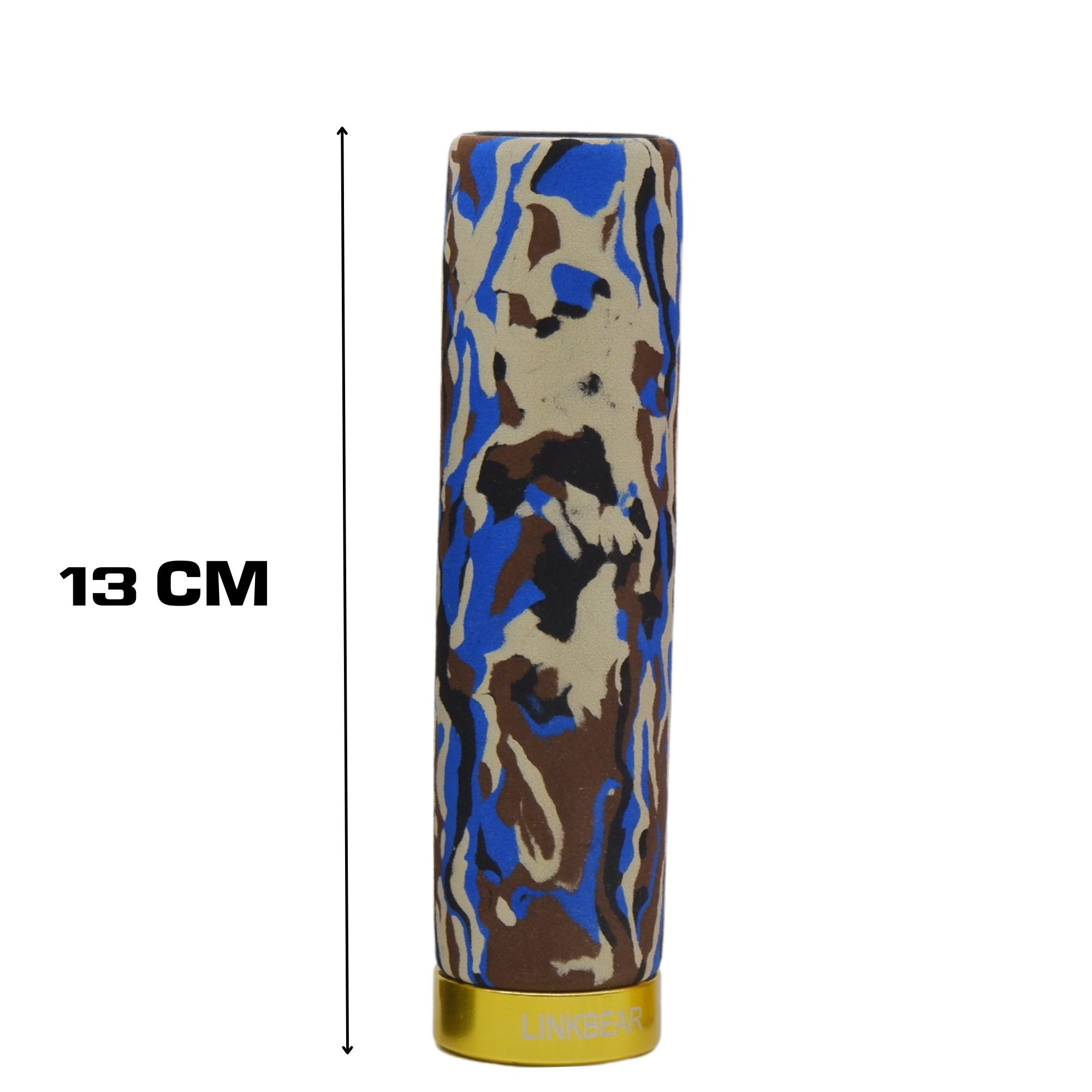 ปลอกแฮนด์จักรยานเสือภูเขา ไฮบริด แบบโฟมลายพรางพร้อมตัวล็อค