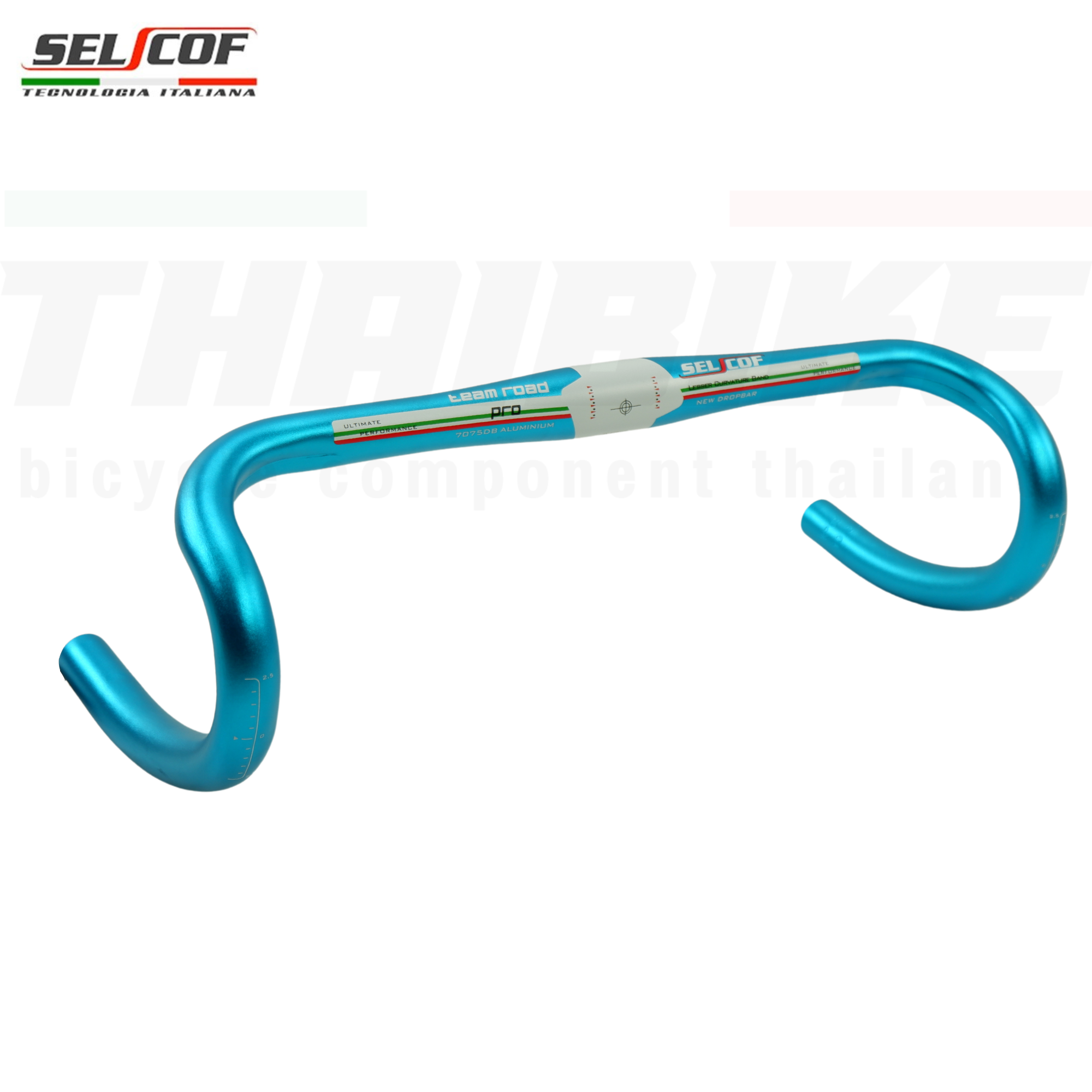 แฮนด์จักรยานเสือหมอบอลูมิเนียม 7075 SELCOF KP03 งานไต้หวัน