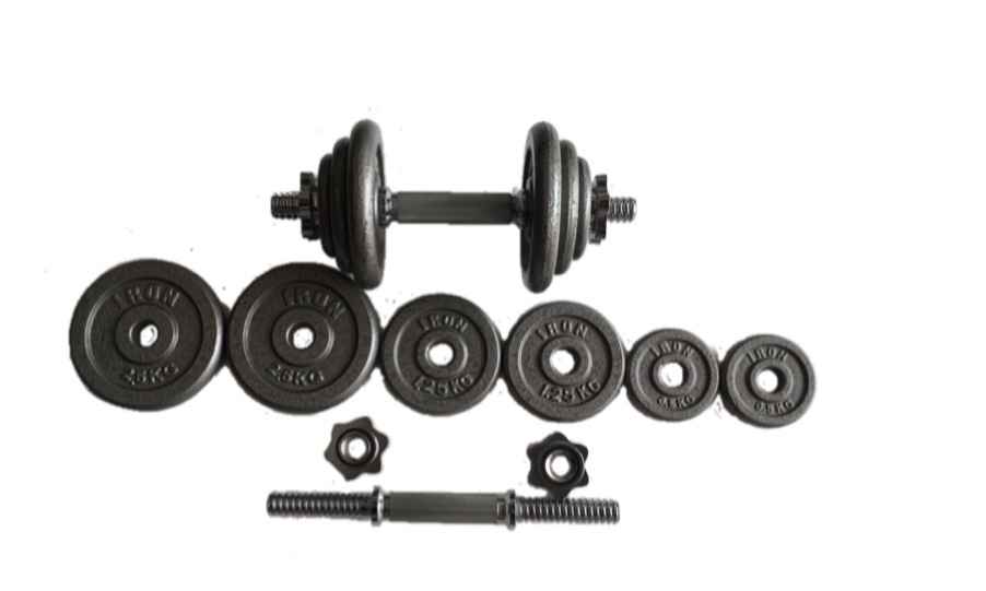 เซทดัมเบล แผ่นรูขนาด 1 นิ้ว