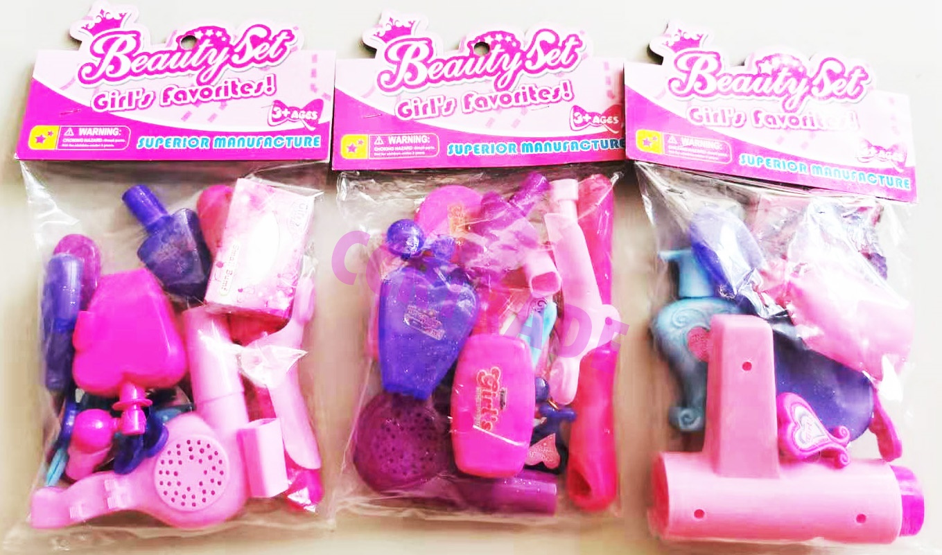 ชุดเสริมสวย+ไดร์ใหญ่ถุง PVC 27.5 ซม. คละแบบ