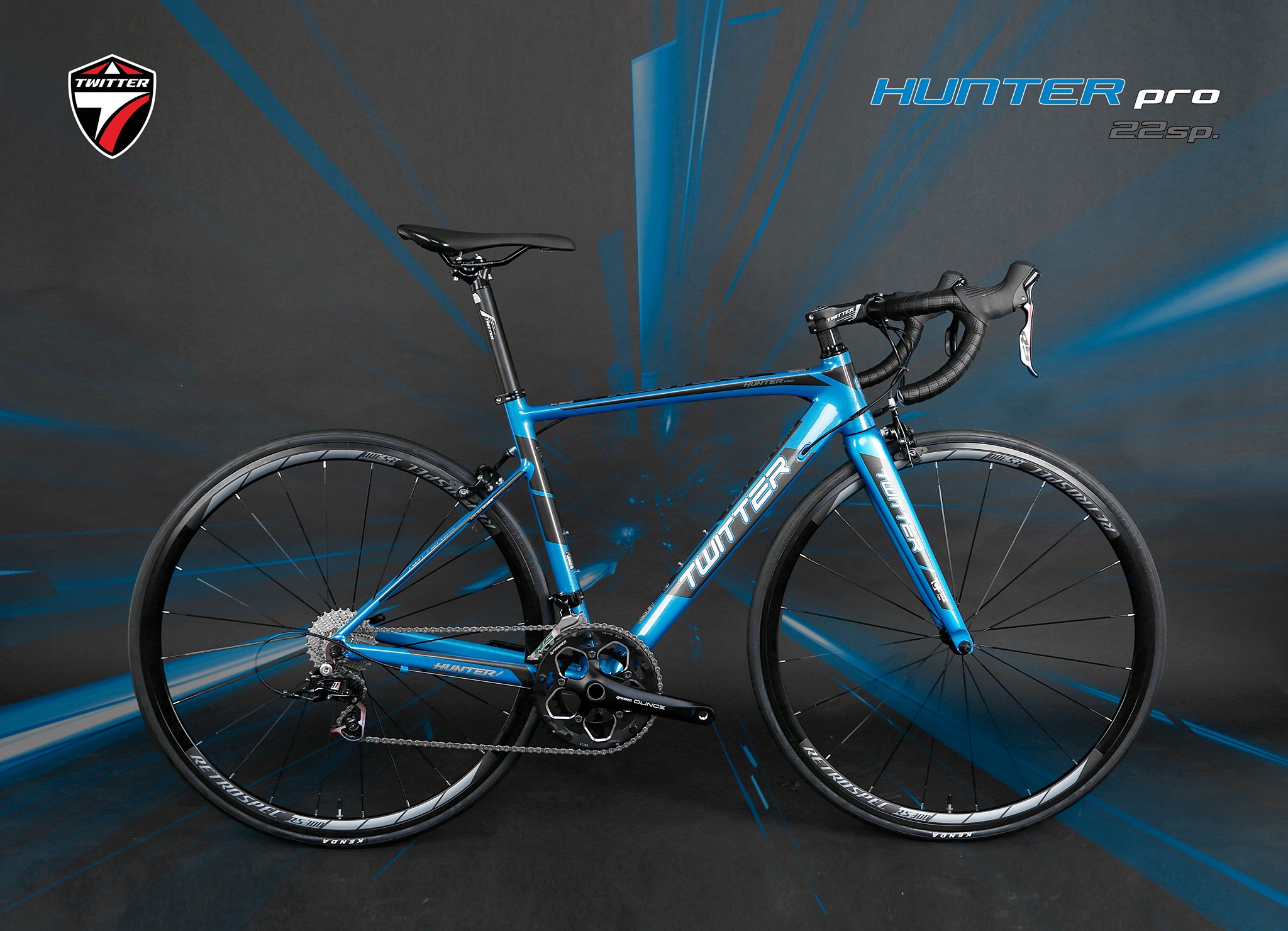 จักรยานเสือหมอบ TWITER รุ่น HUNTER PRO 11SPD