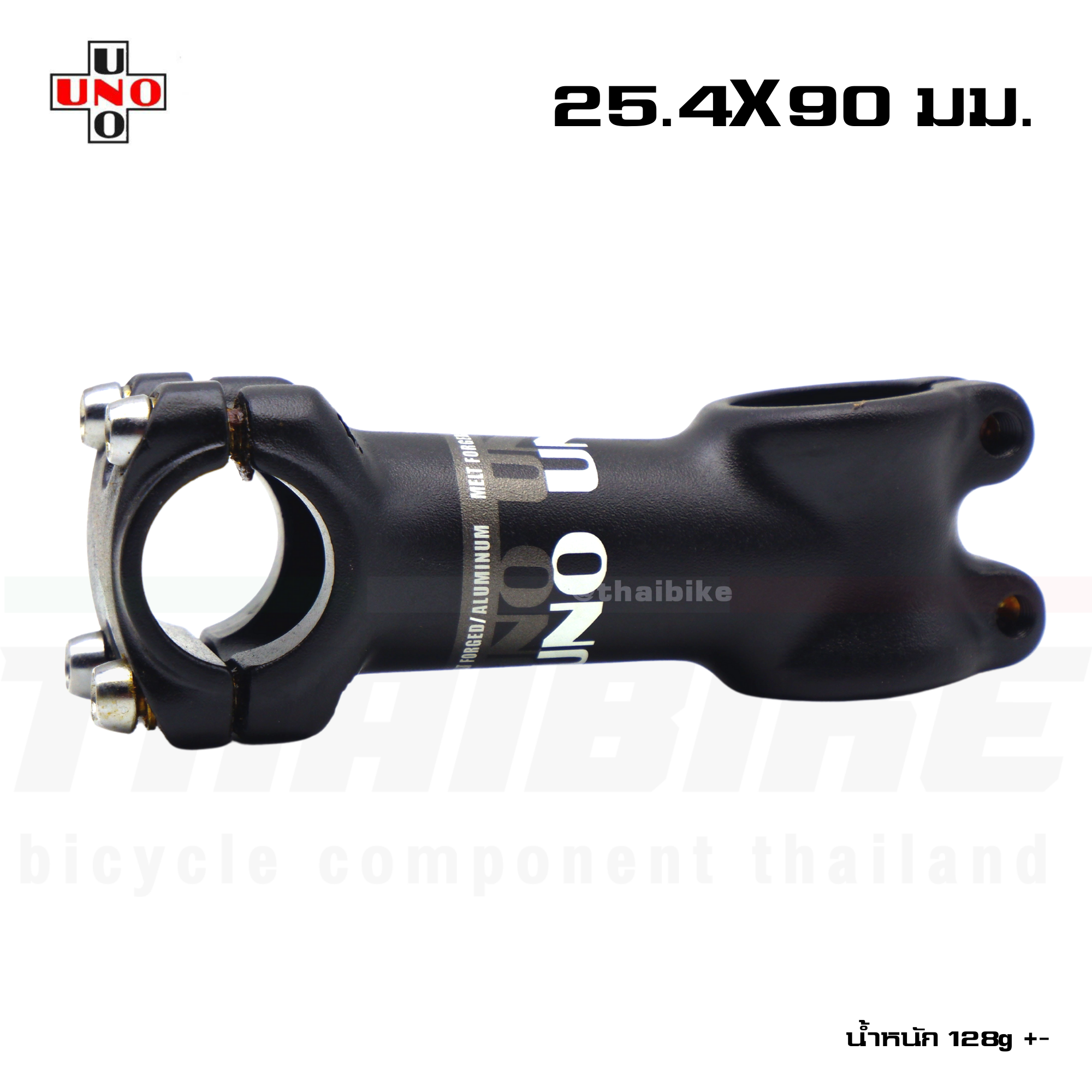 STEM สเต็มจักรยานอลูมิเนียม +-7 UNO ขนาด 25.4X90 มม.