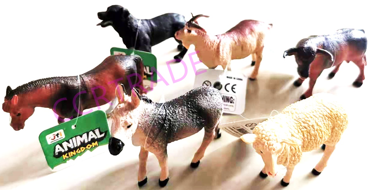 ชุดโมเดลสัตว์ฟาร์มกล่องเขียว 23 ซม.