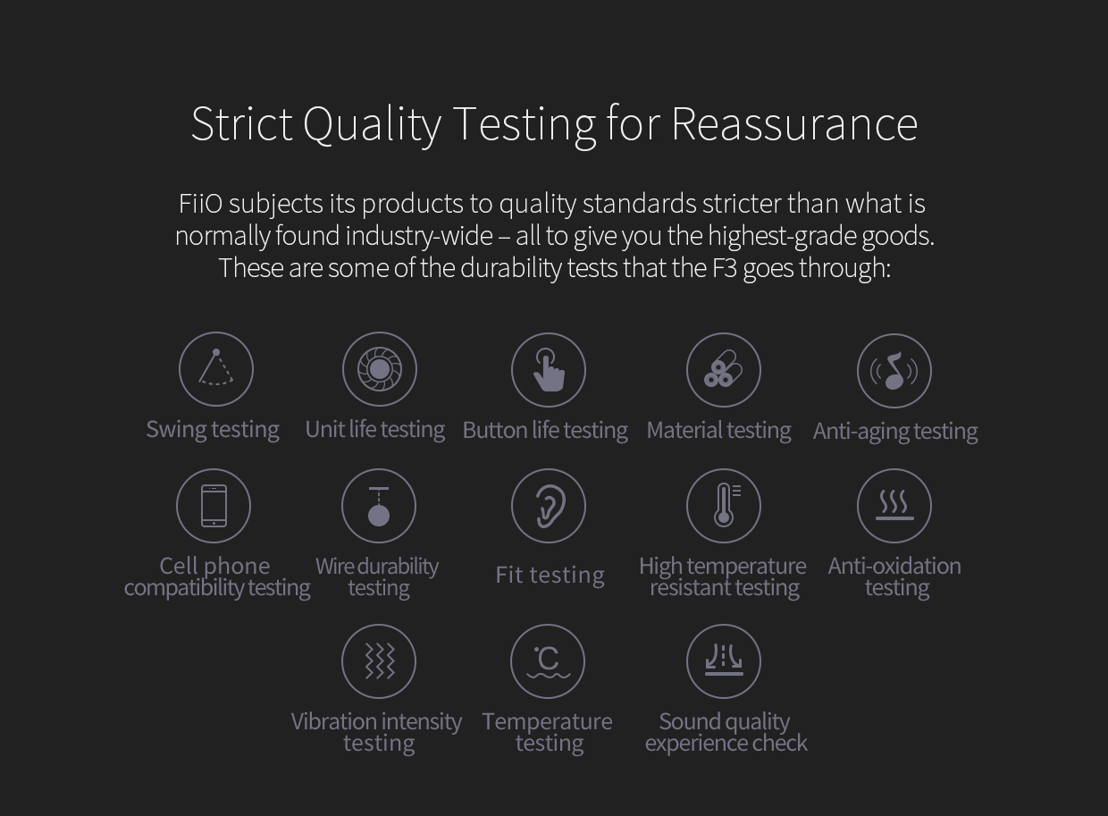 ขาย FiiO F3 หูฟัง IEM ไดร์เวอร์ Graphene แบบใหม่ล่าสุด บอดี้เปลี่ยนสีได้ พร้อมสายถักกับจุกหูฟังแบบใหม่