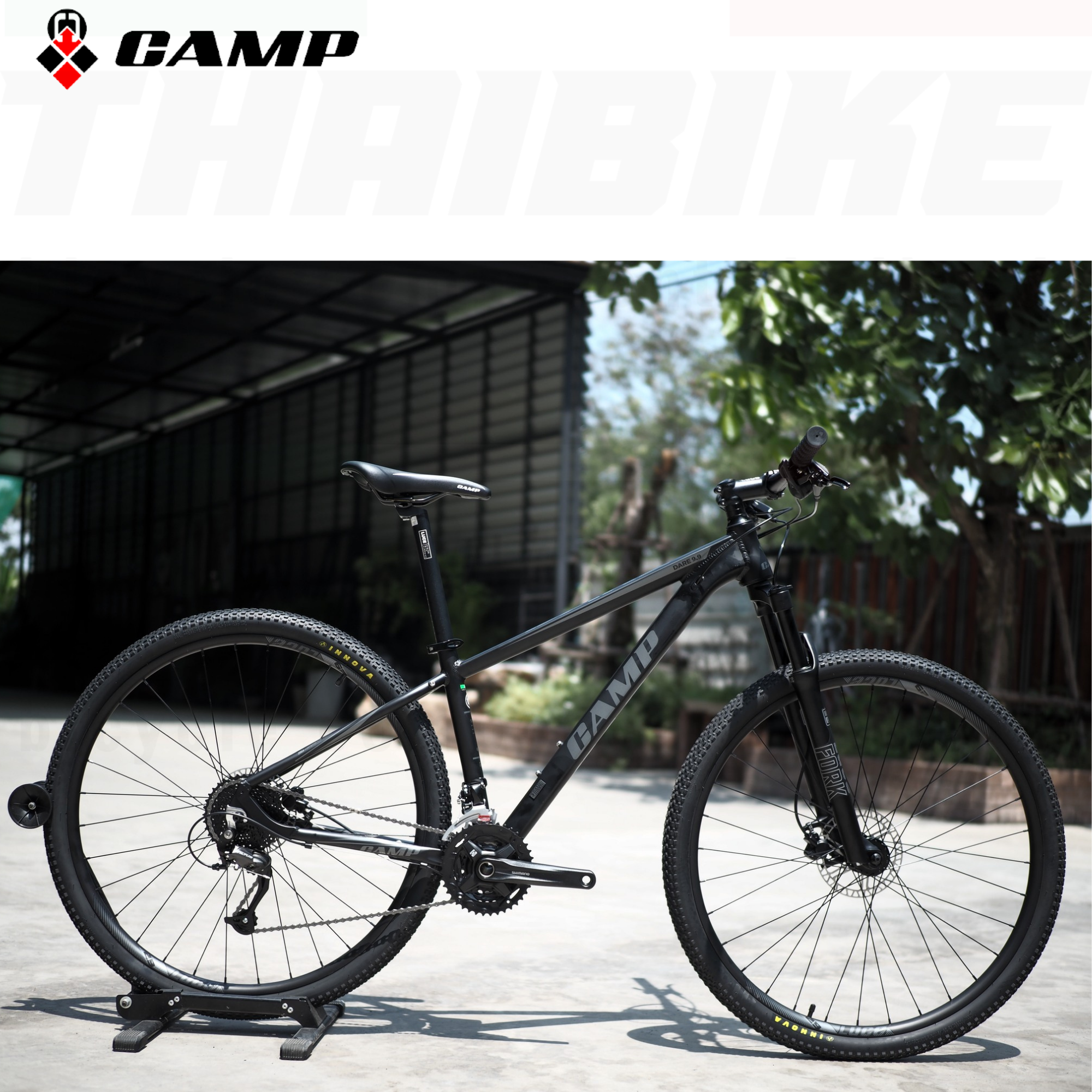 ล้อ 29 จักรยานเสือภูเขาเฟรม TOP อลูมิเนียมยี่ห้อ CAMP รุ่น DARE9.9 BOM เกียร์ SHIMANO ALTUS