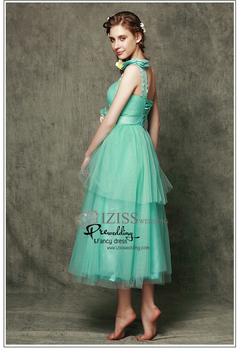 ฺBM0104 - พรีออเดอร์ ชุดเพื่อนเจ้าสาวราตรียาวสีเขียวมินท์