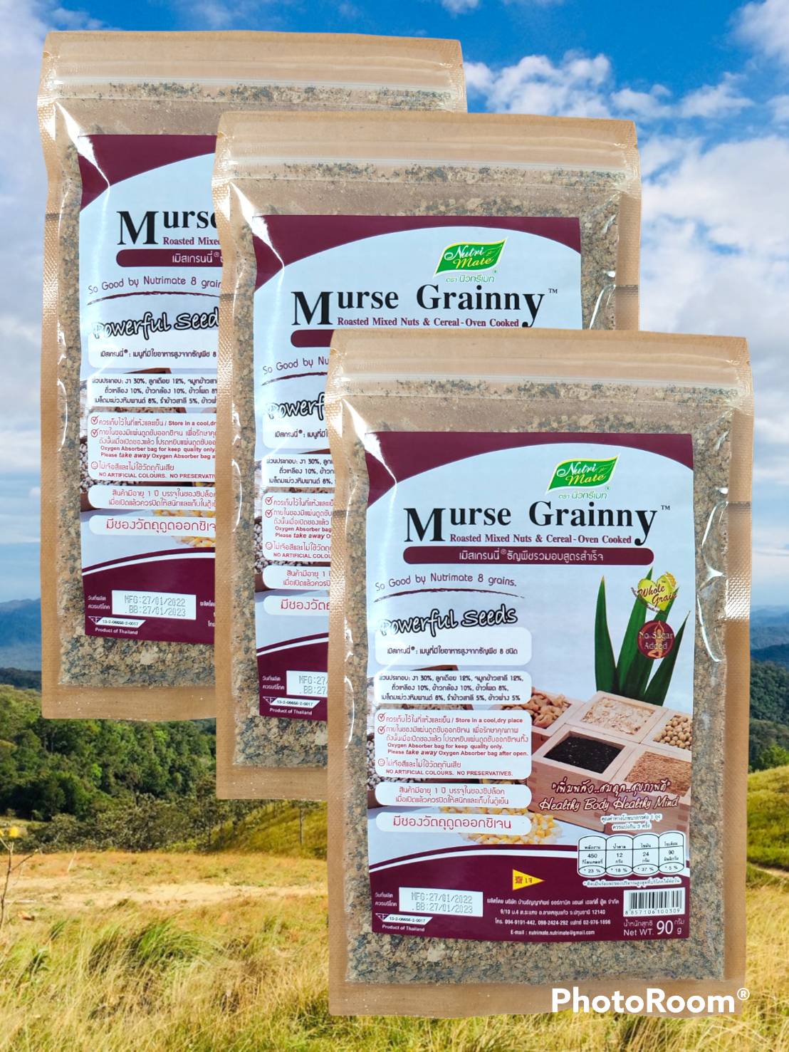 เมิสแกรนนี่ ธัญญาหารสูตรสำเร็จ (Murse Grainny) (Pack 90 g. x 3 ซอง)
