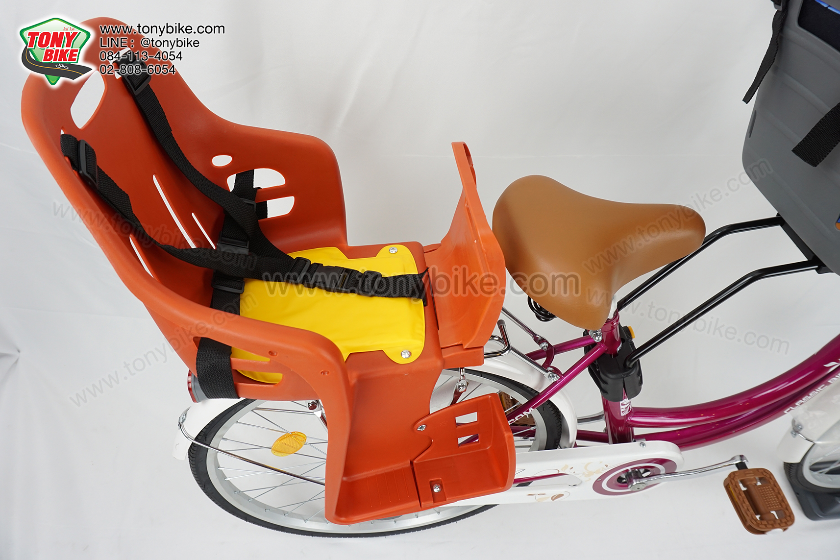 ที่นั่งเด็กแบบติดตะแกรงหลัง เก้าอี้ติดจักรยาน