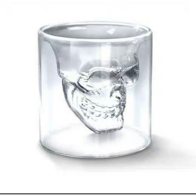 แก้วหัวกระโหลก doom แก้วชอตดูม shot glass