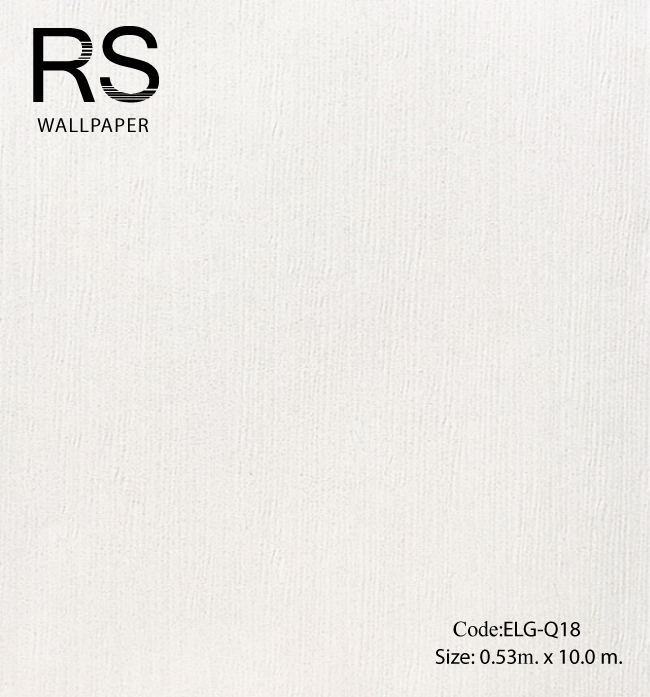วอลเปเปอร์เทกเจอร์เส้นมีกลิตเตอร์สีขาวครีม ELG-Q18