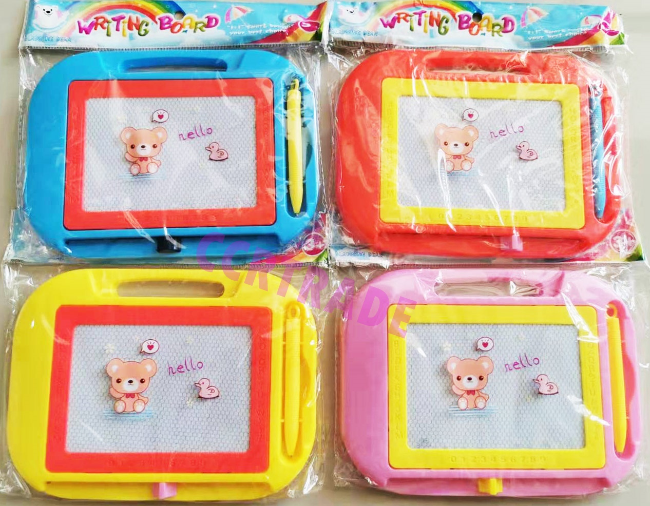 กระดานแม่เหล็กสีสด ขอบมน 15x20 ซม.