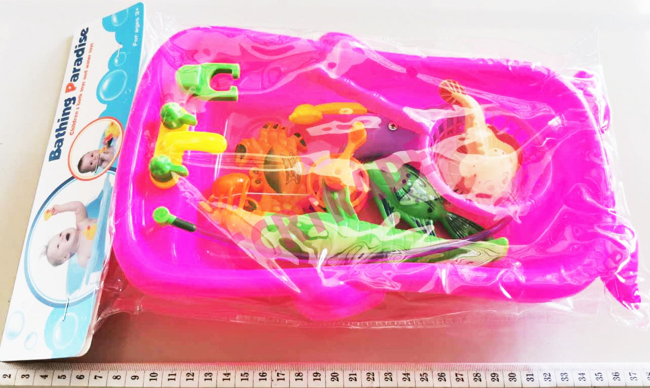 ชุดตกปลาแม่เหล็ก+อ่างน้ำถุง PVC 22.5x36 ซม.(1x3)