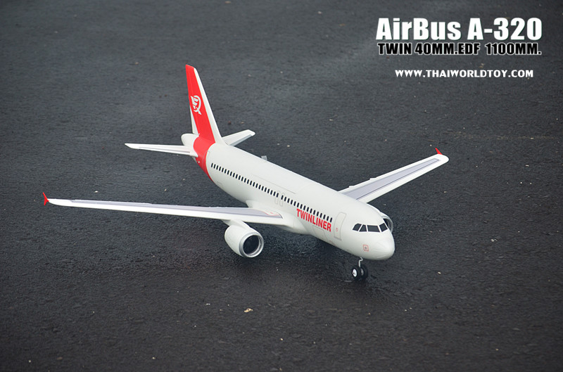 AirBus A-320ฺ EDF JET (PNP) 40MM. TWIN 1100MM.