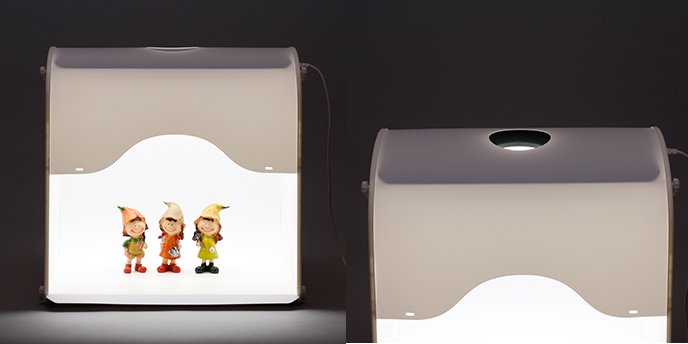 ขาย Photo Light Box รุ่น40 กล่องถ่ายภาพสินค้าแบบมืออาชีพ ฉากหลังขาว LED (ขนาด 418 x 405 x 410mm)