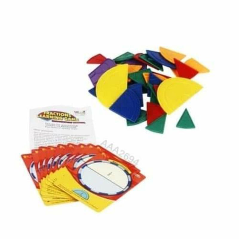 เกมเศษส่วน เกมคณิตศาสตร์ learning game พร้อมส่งจากไทย