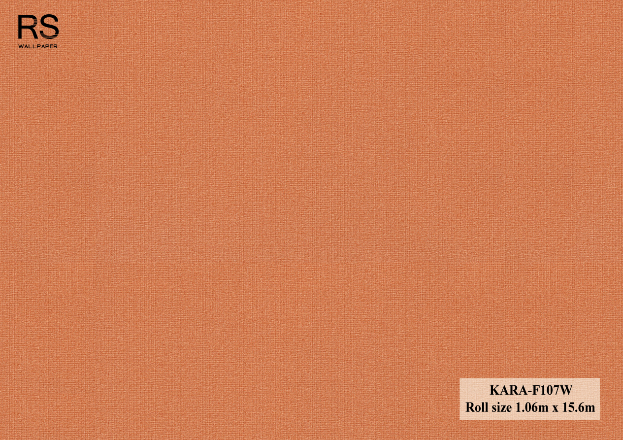 วอลเปเปอร์ สีส้ม KARA-F107W