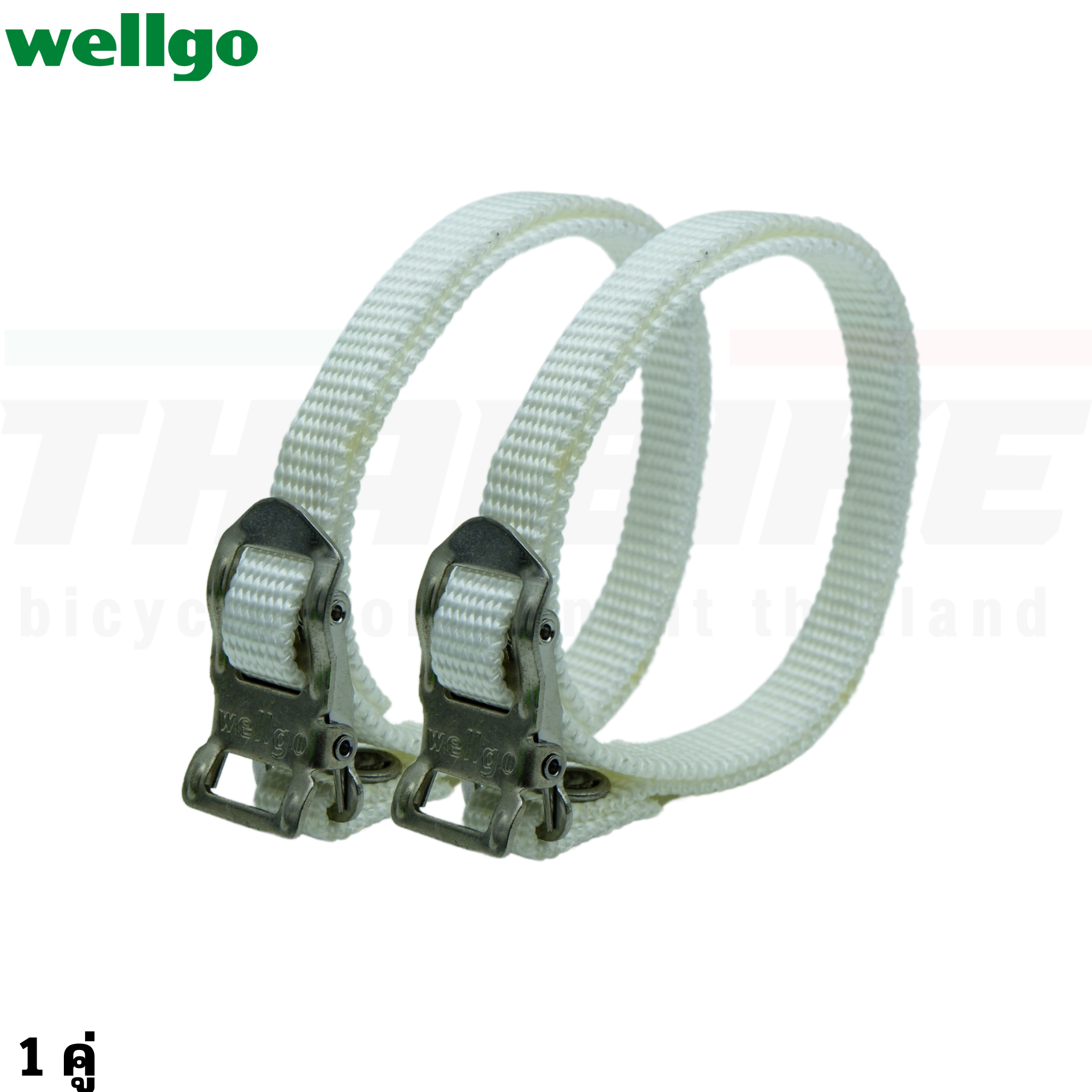 สายรัดบันไดจักรยาน Wellgo Straps for Toe Cage Clips สำหรับบันตะกร้อ