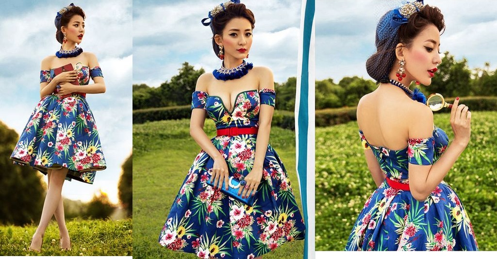 PW464- **พรีออเดอร์**ชุดแต่งงานแฟนซี ชุดเดรสสั้นสีน้ำเงิน ชุดถ่ายพรีเวดดิ้ง (prewedding dress) & ชุดแต่งงานแฟนซี (Fancy wedding dress) "ธีมสีน้ำเงิน"