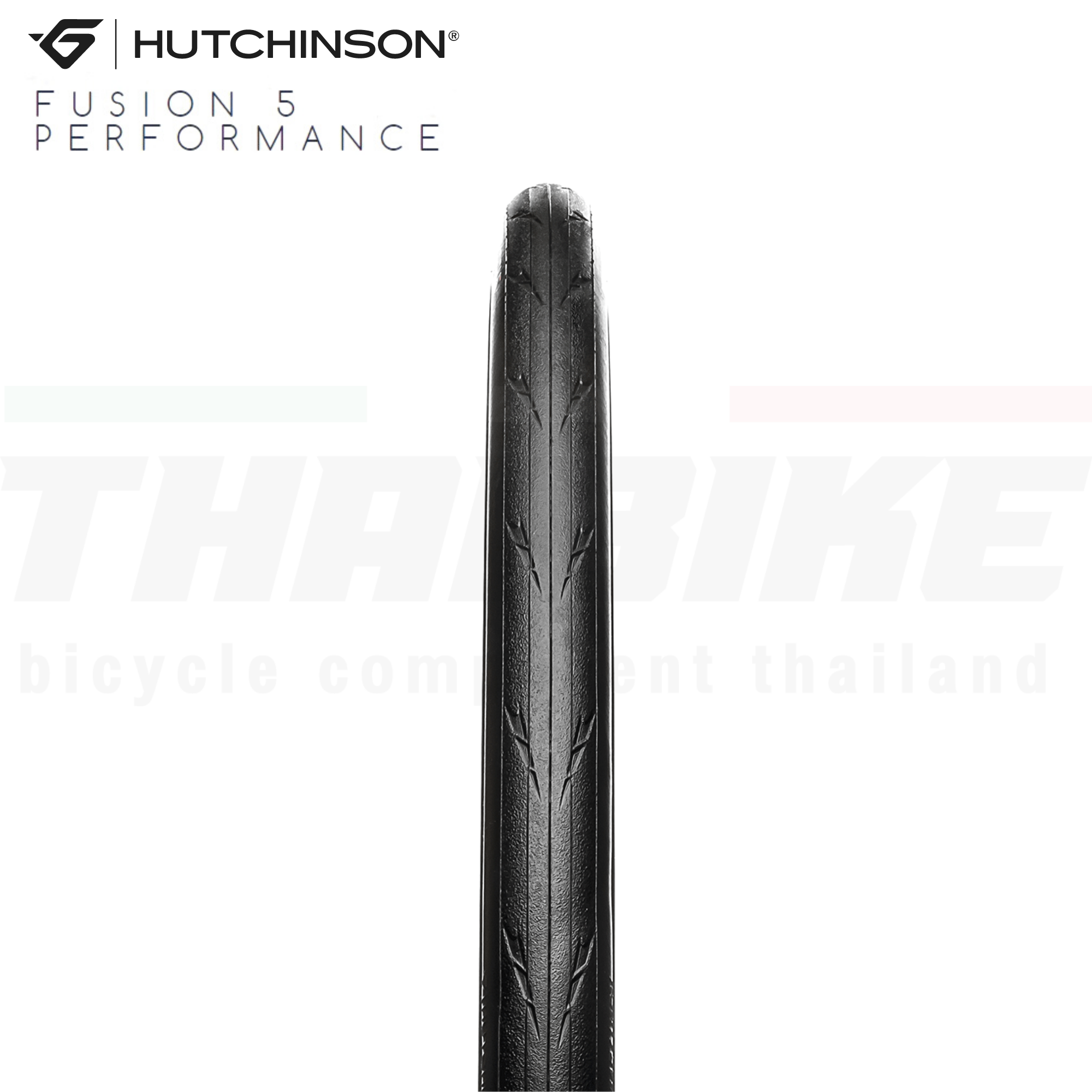 ยางนอกจักรยานเสือหมอบขอบพับ HUTCHINSON FUSION 5 PERFORMANCE 700X23 700X25 700X28