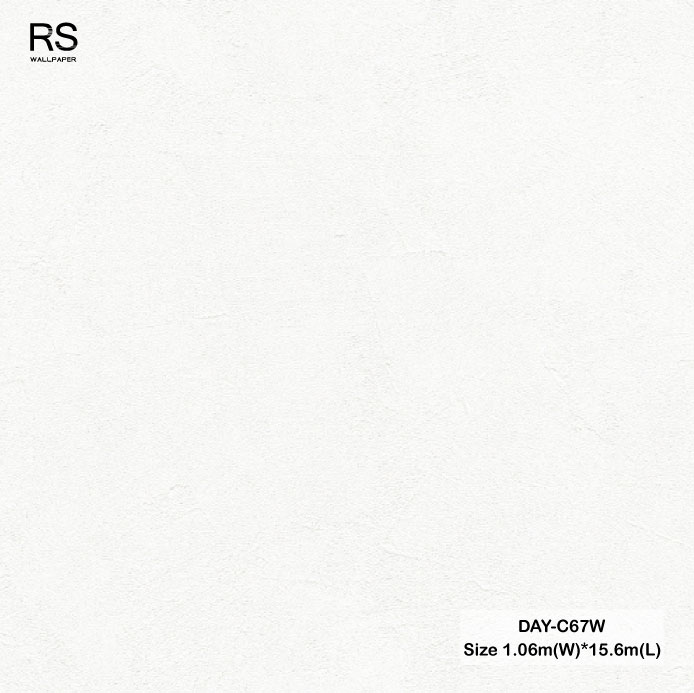 วอลเปเปอร์ลายปูนเปลือยคอนกรีต สีขาว DAY-C67W