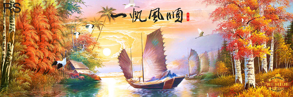 วอลเปเปอร์ ฮวงจุ้ย เรือมงคล J-PREMIUM(สั่งผลิต)