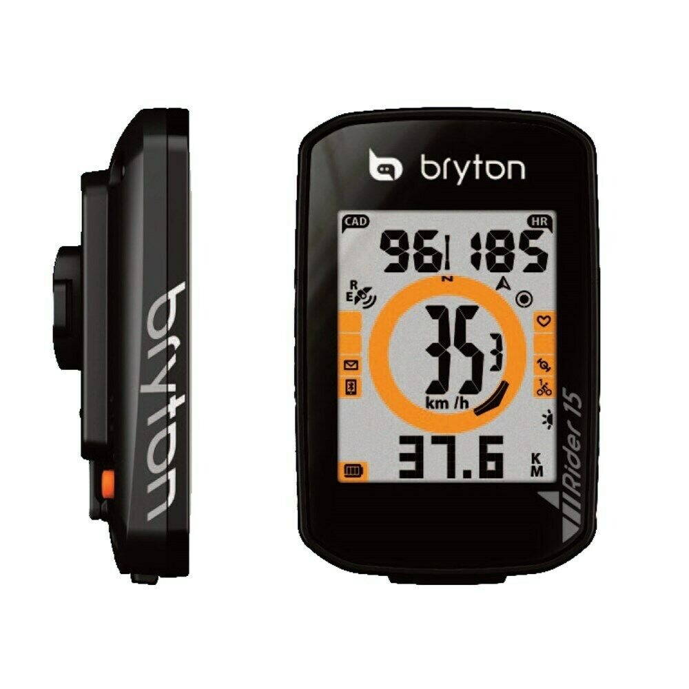 ไมล์วัดความเร็วจักรยาน แบบ GPS Bryton Rider 15C พร้อมชุดวัดรอบขา