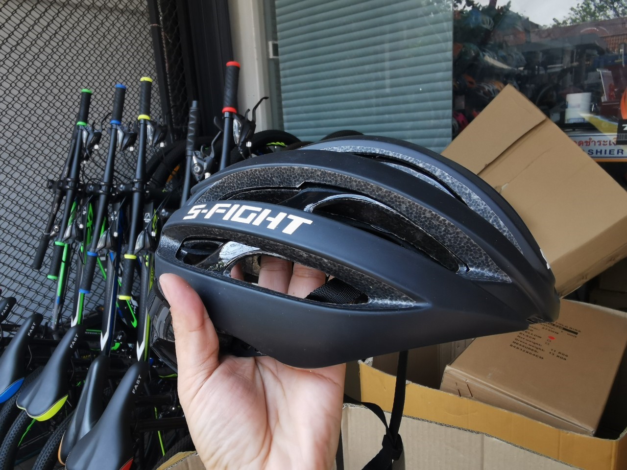 หมวกกันน็อคจักรยาน S-Fight รุ่น GH-15 หมวก 2 ชั้น เพิ่มความสวยงาม และทนทาน