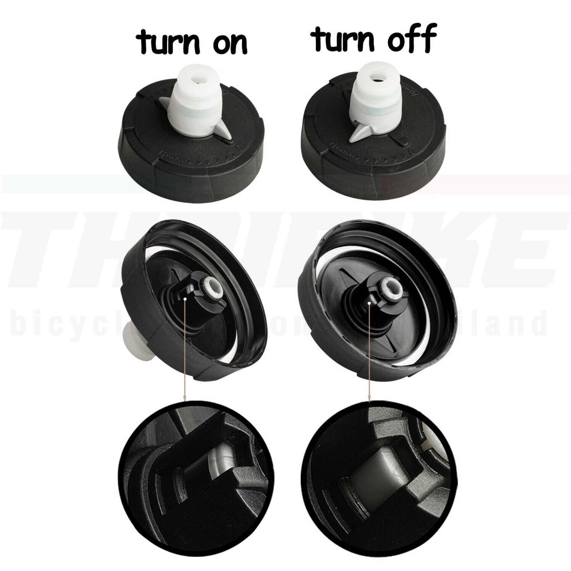 ขวดน้ำปั่นจักรยานเสือหมอบ เสือภูเขา VIARON 550/610ML KL02/KL04